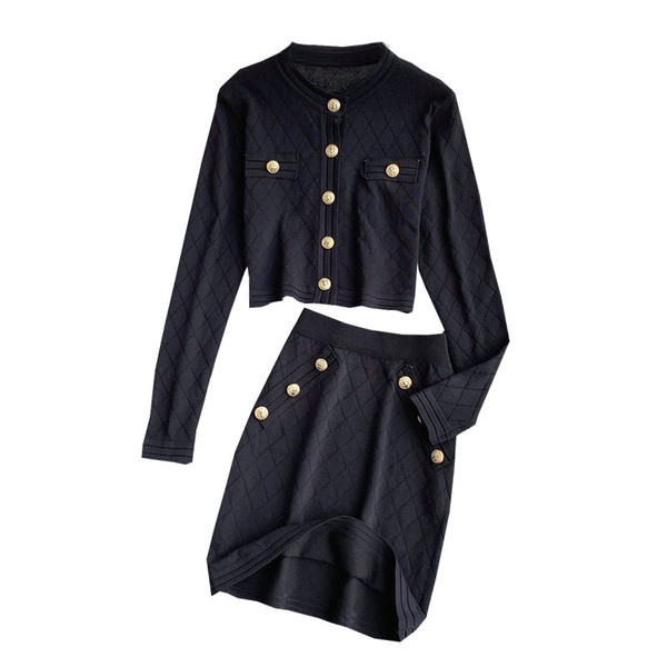 Sieviešu mūsdienīgs svārku un vestes komplekts