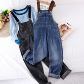 Ležerni traper kombinezon s džepovima