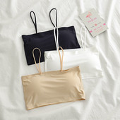 Női mindennapi mellszoba vékony pántokkal, sima modell