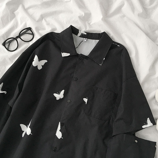 Modern női ing kivágott ujjakkal