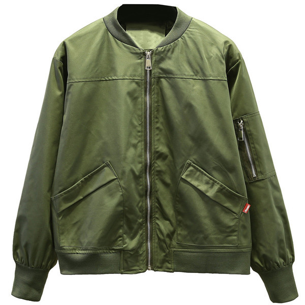 Új modell őszi női kabát cipzárral, hosszú ujjal