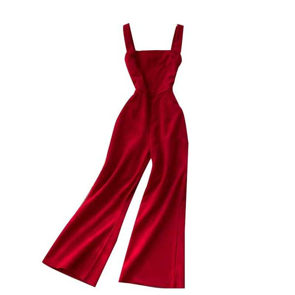 Modern női overall széles pántokkal