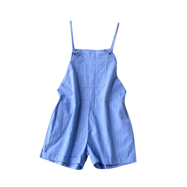 Kék, zsebes női overall