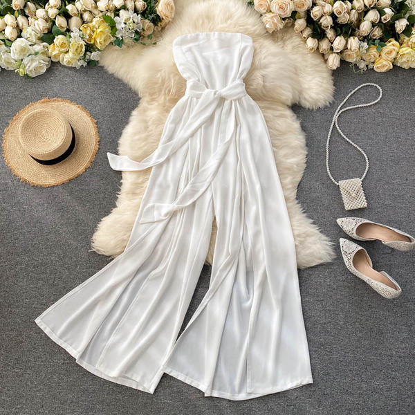 Modern női ujjatlan overall