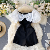 Mustvalge naiste kombinesoon