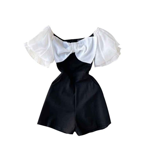 Mustvalge naiste kombinesoon