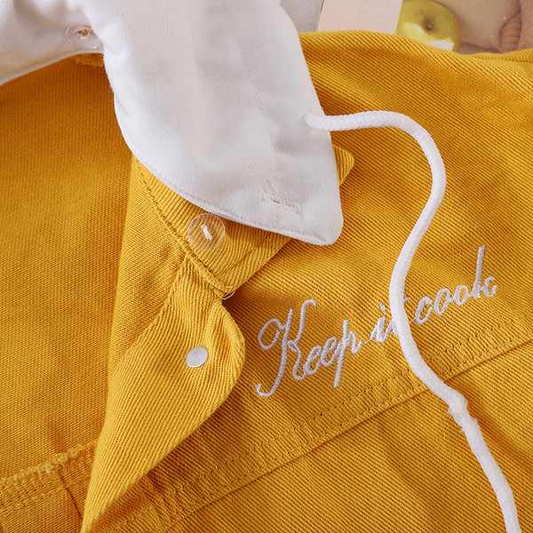 Geaca de dama de toamna cu gluga si cravate