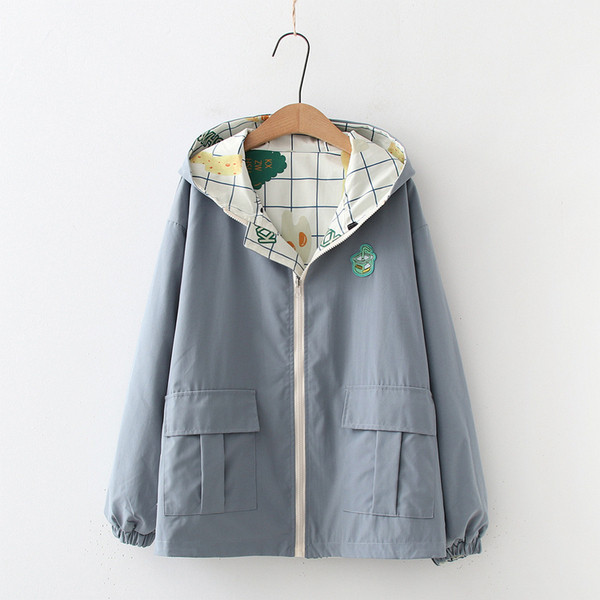 Geaca de dama cu fermoar si doua fete in mai multe culori