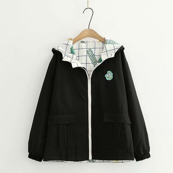 Geaca de dama cu fermoar si doua fete in mai multe culori