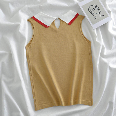 Női modern, sima tank top modell