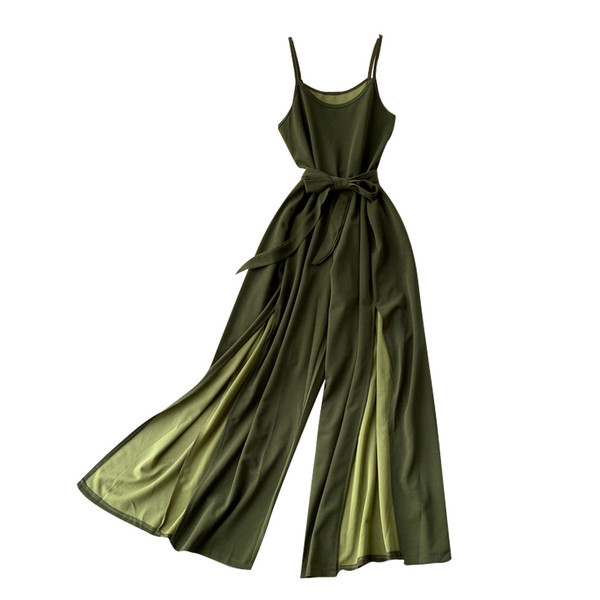 Moodne pikk rihmadega naiste kombinesoon