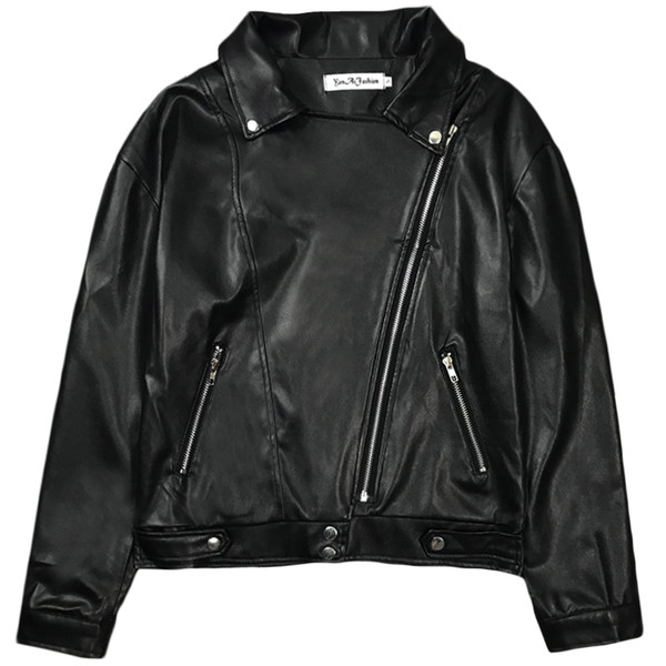 Új modell eko bőrből készült női kabát