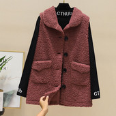 Új modell női pehelymellény zsebekkel és gombokkal