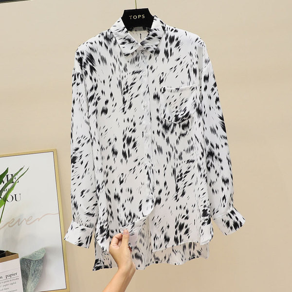 Új modell retro stílusú női ing zsebbel és gombokkal