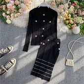 Női lezser hosszú szoknya és mellény szett