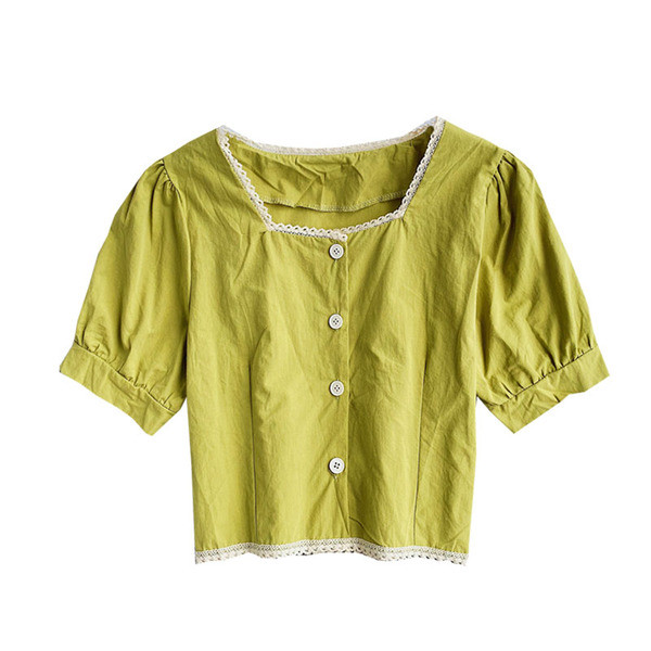 Női alkalmi rövid ing gombokkal