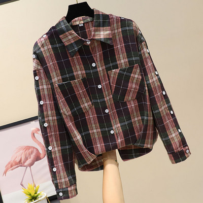 Új modell női ing zsebbel és gombokkal több színben