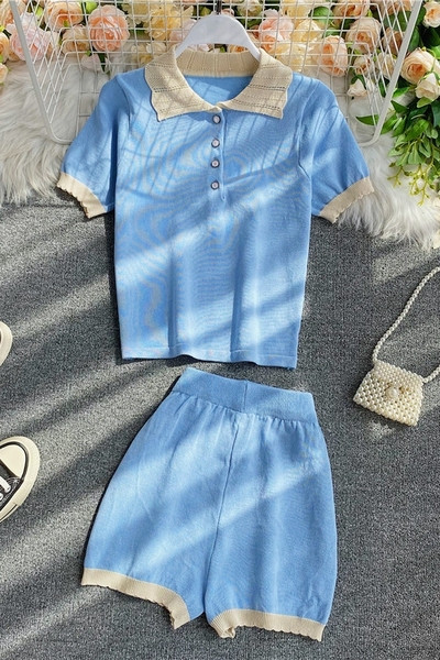 Diamonds ikdienas šortu un blūzes komplekts