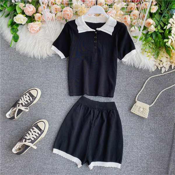 Diamonds ikdienas šortu un blūzes komplekts