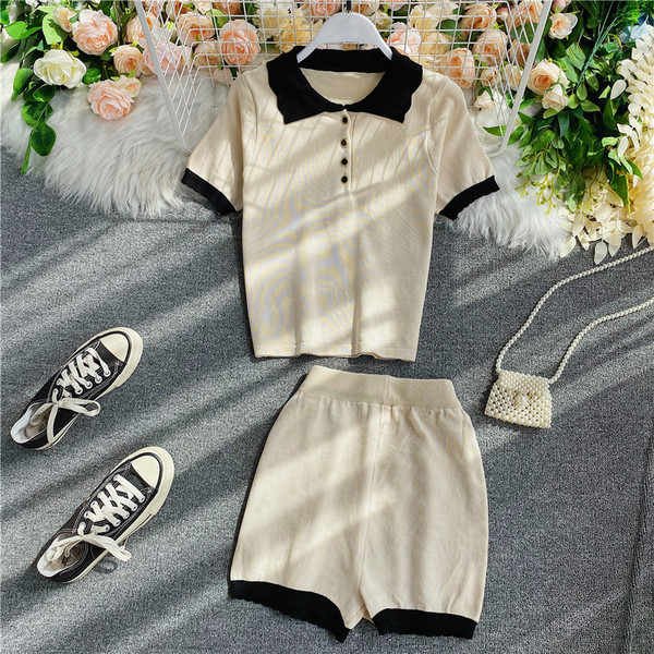 Diamonds ikdienas šortu un blūzes komplekts