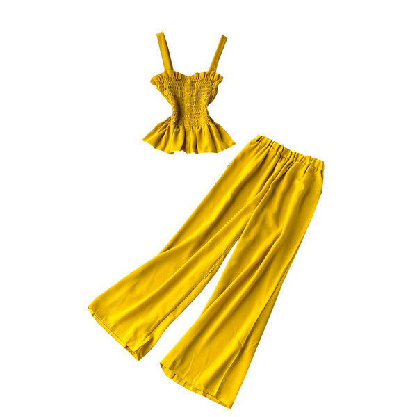 Mūsdienīgs sieviešu garo bikšu un bikšu komplekts