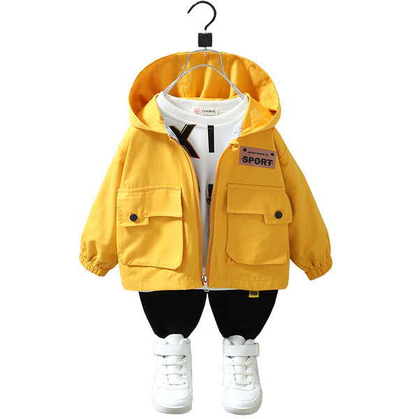 Uue mudeli taskutega laste jope poistele