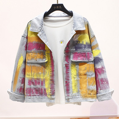 Új modell színes farmer dzseki zsebekkel