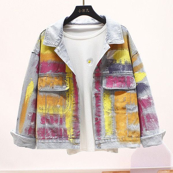 Új modell színes farmer dzseki zsebekkel