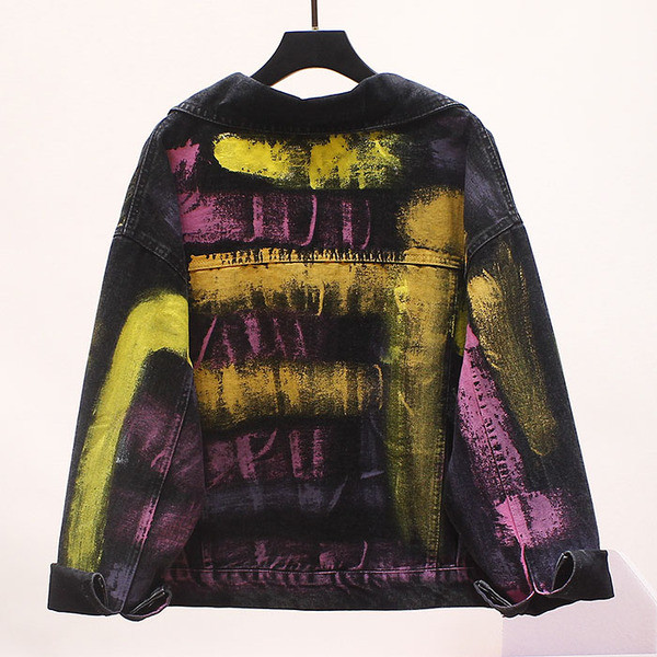 Új modell színes farmer dzseki zsebekkel