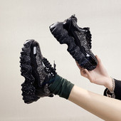 Särava efektiga ja kareda tallaga naiste tossud