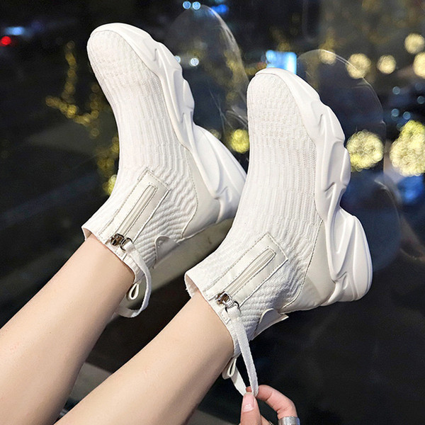 Alkalmi női zokni cipzárral