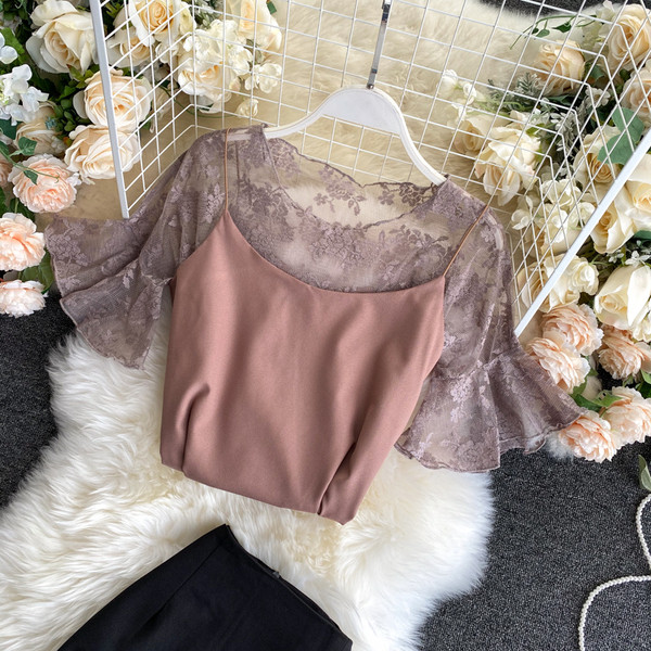 Női ing és aszimmetrikus szoknya szett