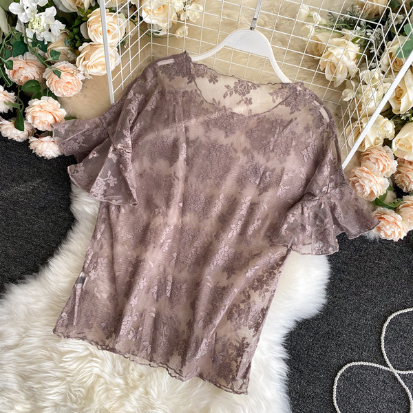 Női ing és aszimmetrikus szoknya szett