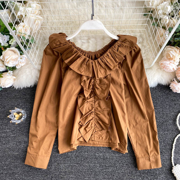 Női hosszú ujjú ing - letisztult modell