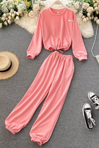 Naiste igapäevane komplekt kahest osast erinevates värvides