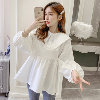 Új modell széles női ing ovális nyakkivágással