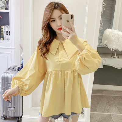 Új modell széles női ing ovális nyakkivágással