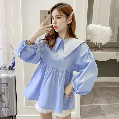 Új modell széles női ing ovális nyakkivágással