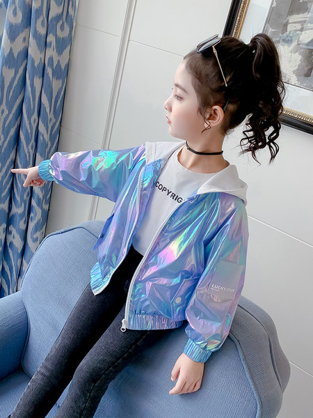 Uue mudeli sügisene kapuutsiga laste jope tüdrukutele