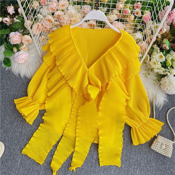 Női topikus ing spitz nyakkivágással, sima modellel