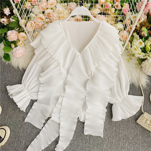 Női topikus ing spitz nyakkivágással, sima modellel