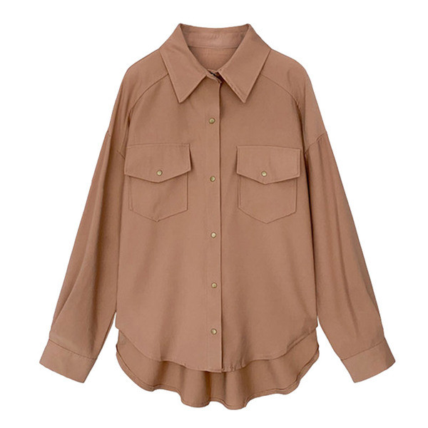 Modern női ing zsebekkel és 4XL-es méretig