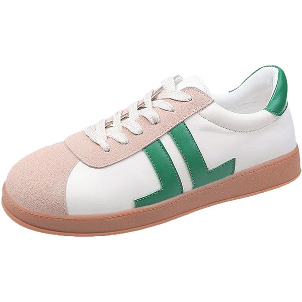 Női hétköznapi tavaszi-őszi tornacipő lapos talppal és fűzővel