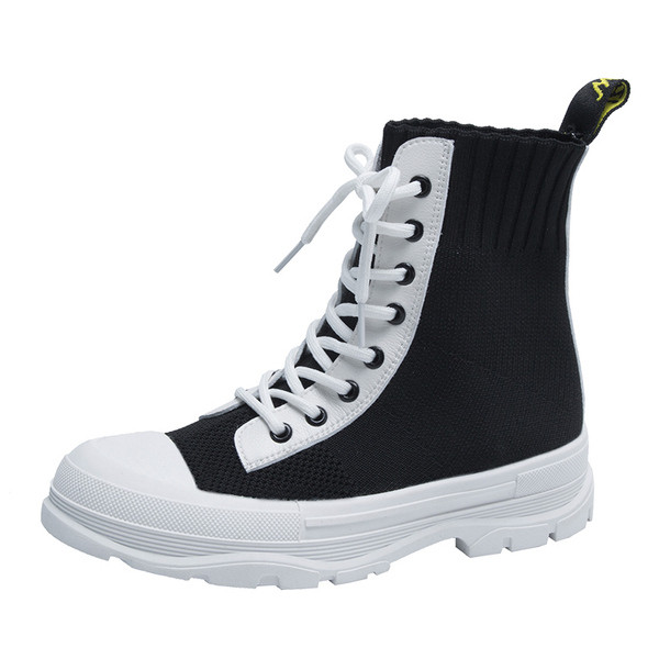 Casual γυναικεία αθλητικά παπούτσια με επιγραφή και κορδόνια