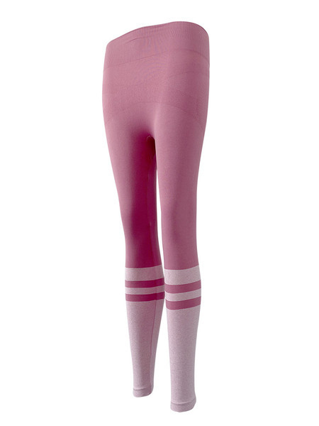 Kolmes värvitoonis kõrge vöökohaga naiste sportretuusid