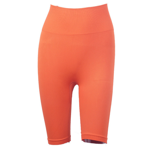 Rövid sport női leggings sima modell magas derékkal