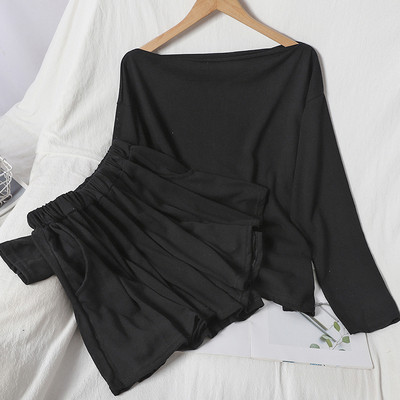 Hétköznapi női szett két részből - blúz és nadrág