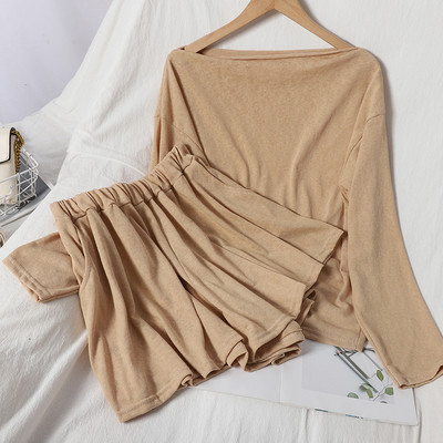 Hétköznapi női szett két részből - blúz és nadrág