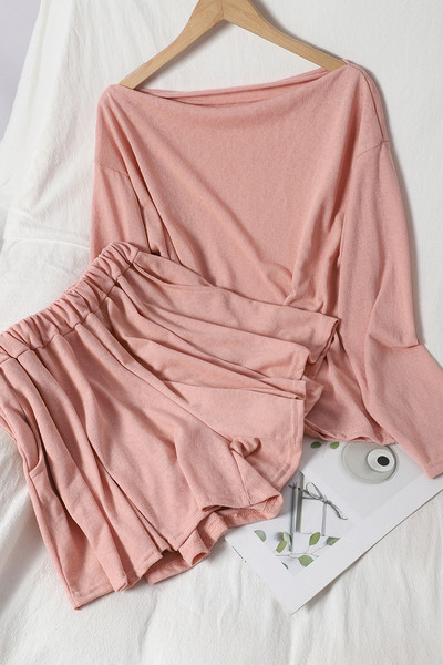 Hétköznapi női szett két részből - blúz és nadrág