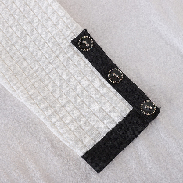 Retro női szoknya és mellény szett gombokkal